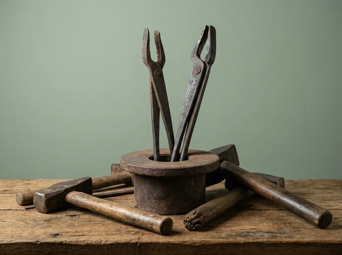 Traditional Blacksmith Forging Tongs Set (Pair of 2) — Hardware Hub Pakistan